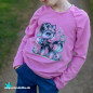 Preview: Bügelbild Einhorn Black Edition Nr. 1